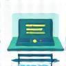 Icon representing LMS implementation and setup